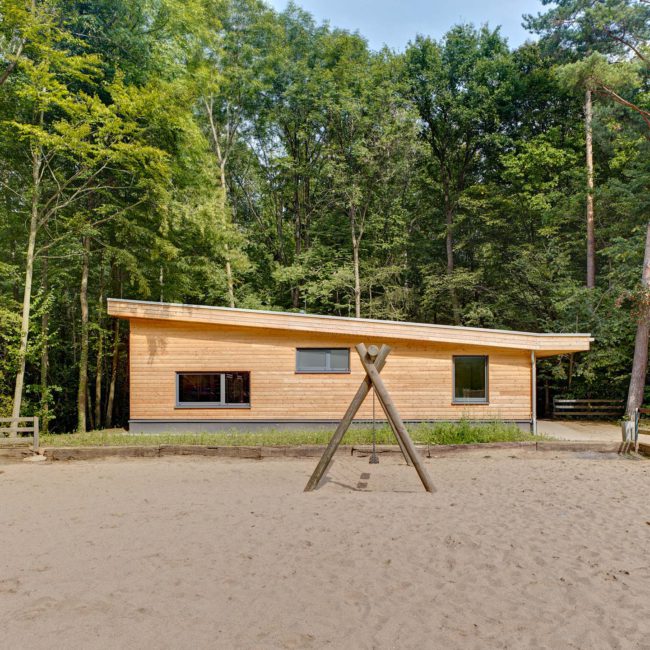 Waldkindergarten Waldau Bonn, Architekturfotografie ©Martin Gaissert