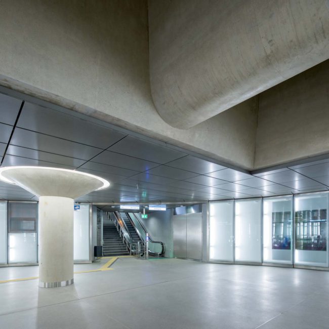 Nord Süd Stadtbahn Köln Chlodwigplatz, Architekturfotografie ©Martin Gaissert